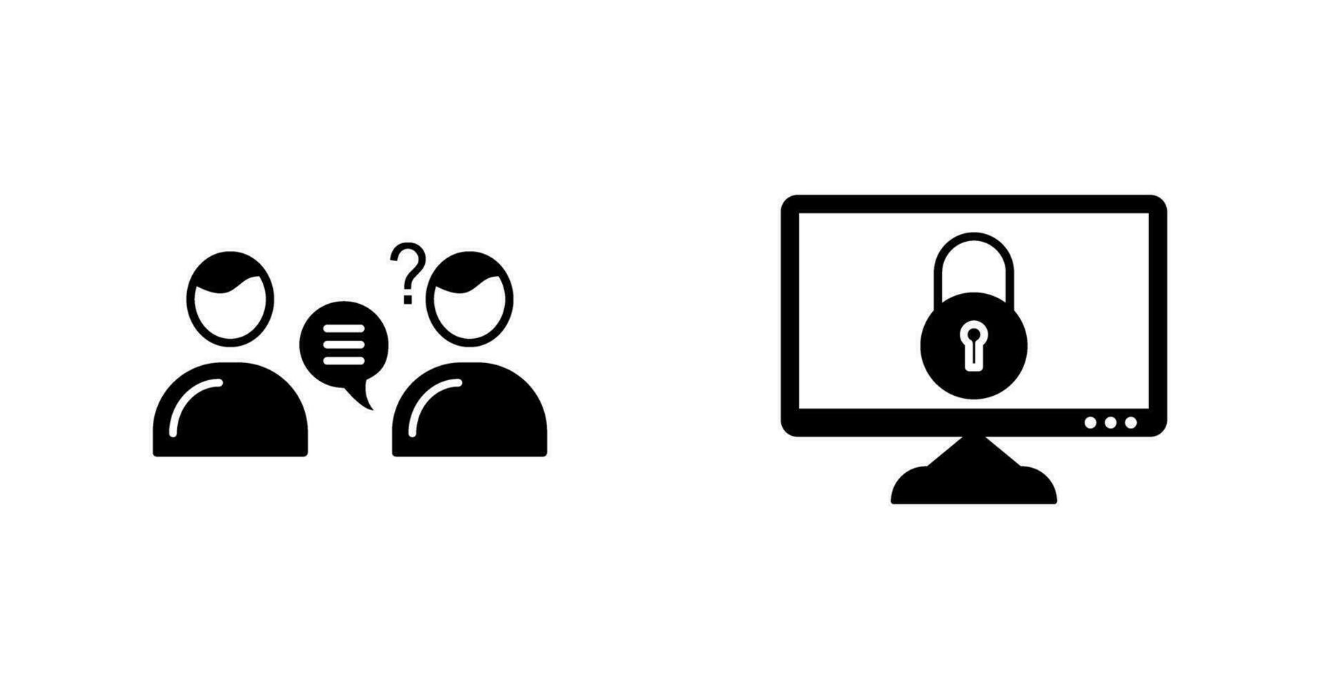 Consulting Services and Confidentiality  Icon vector