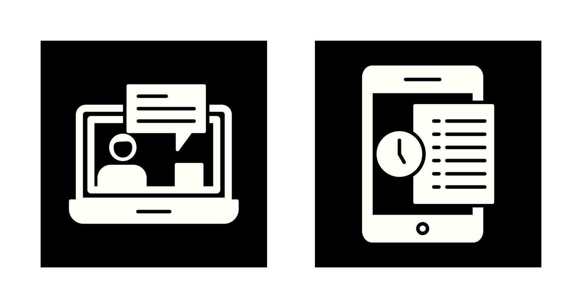 Coaching and Online  Icon vector