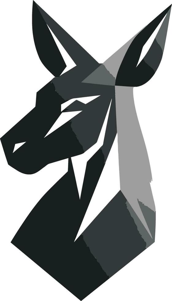 Kangaroo Leap to Victory Kangaroo Silhouette Trail vector