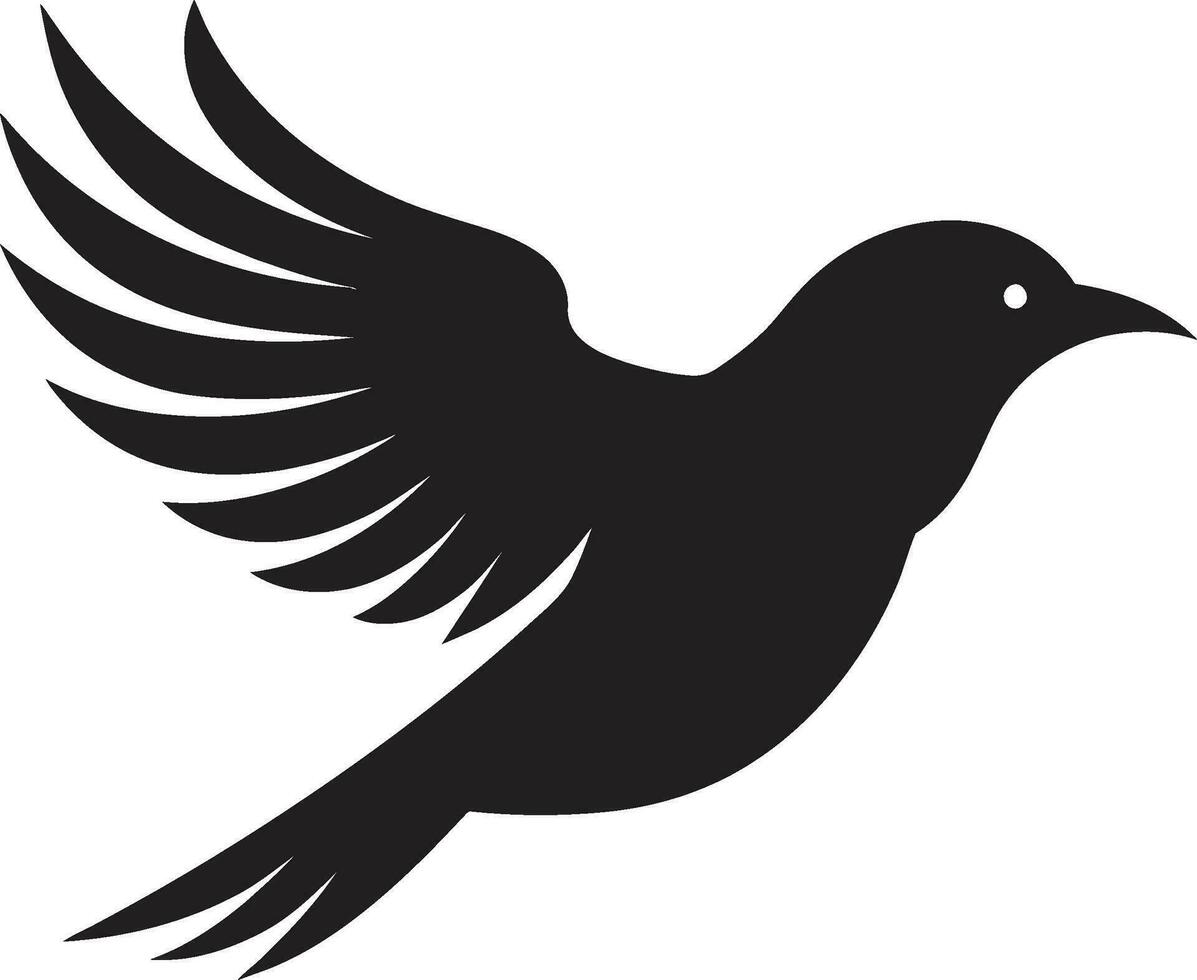 Heron Monogram Design Swift Puffin Badge vector