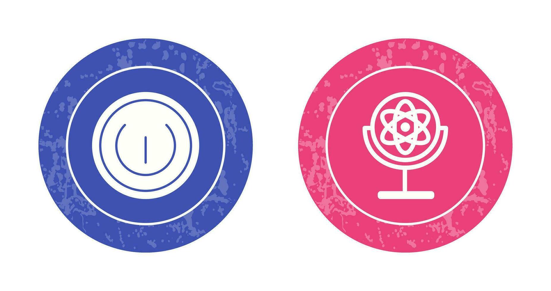 Gyroscope and Power Icon vector