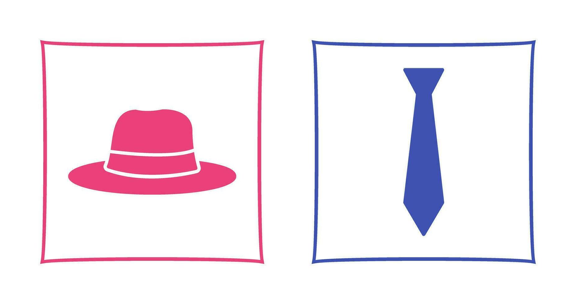 Woman and Tie Icon vector