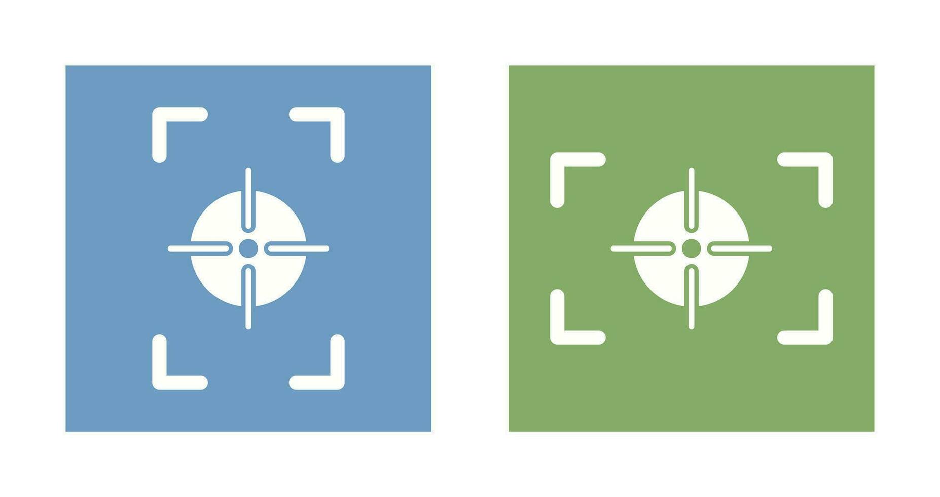 focus vertical and focus horizontal Icon vector