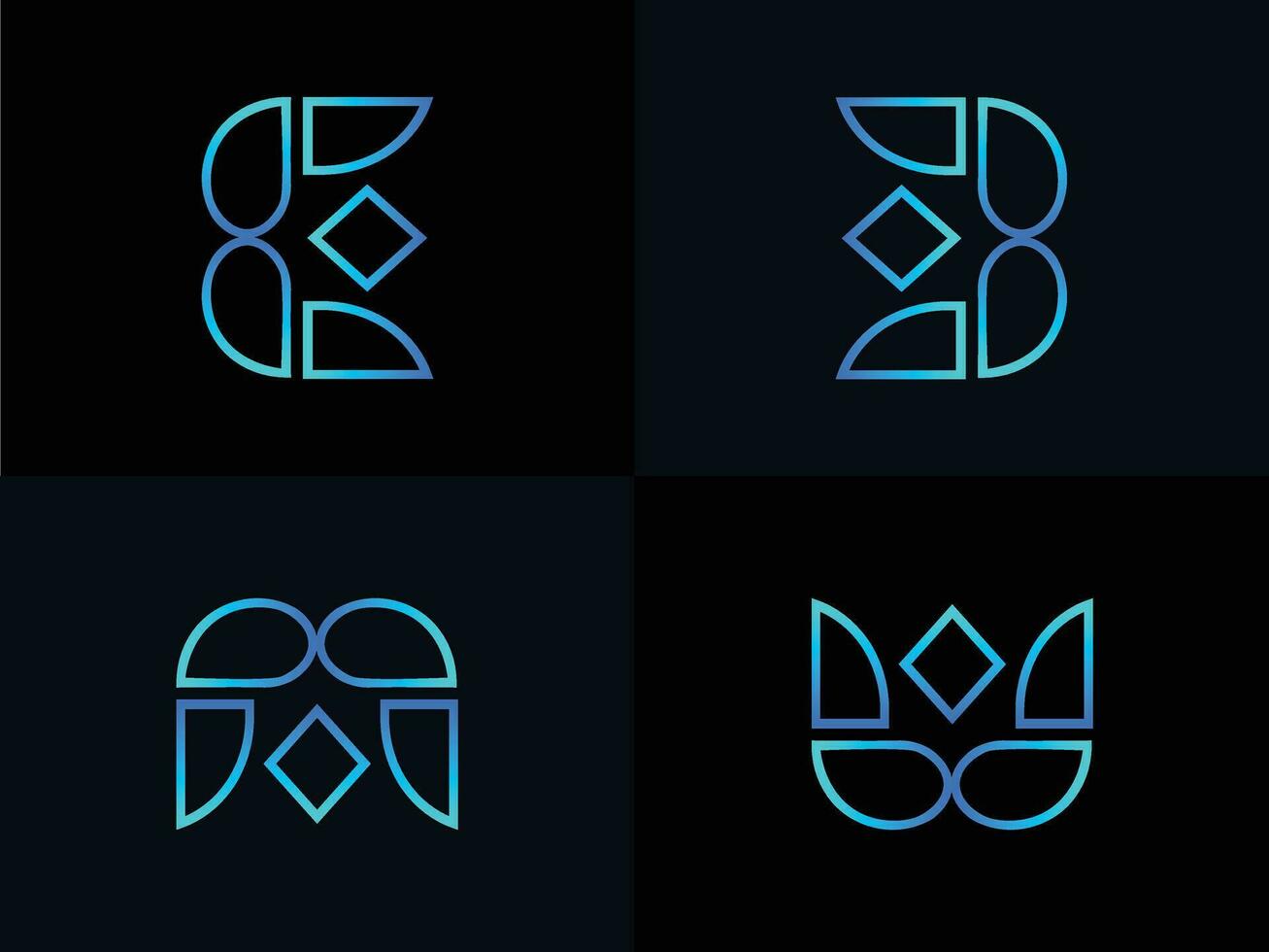 Brand logo design vector