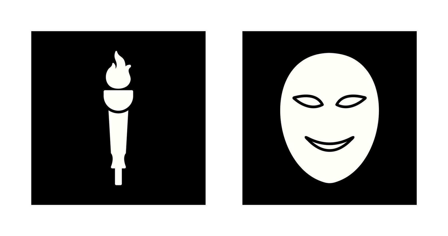 Museum Torch and Ancient Icon vector