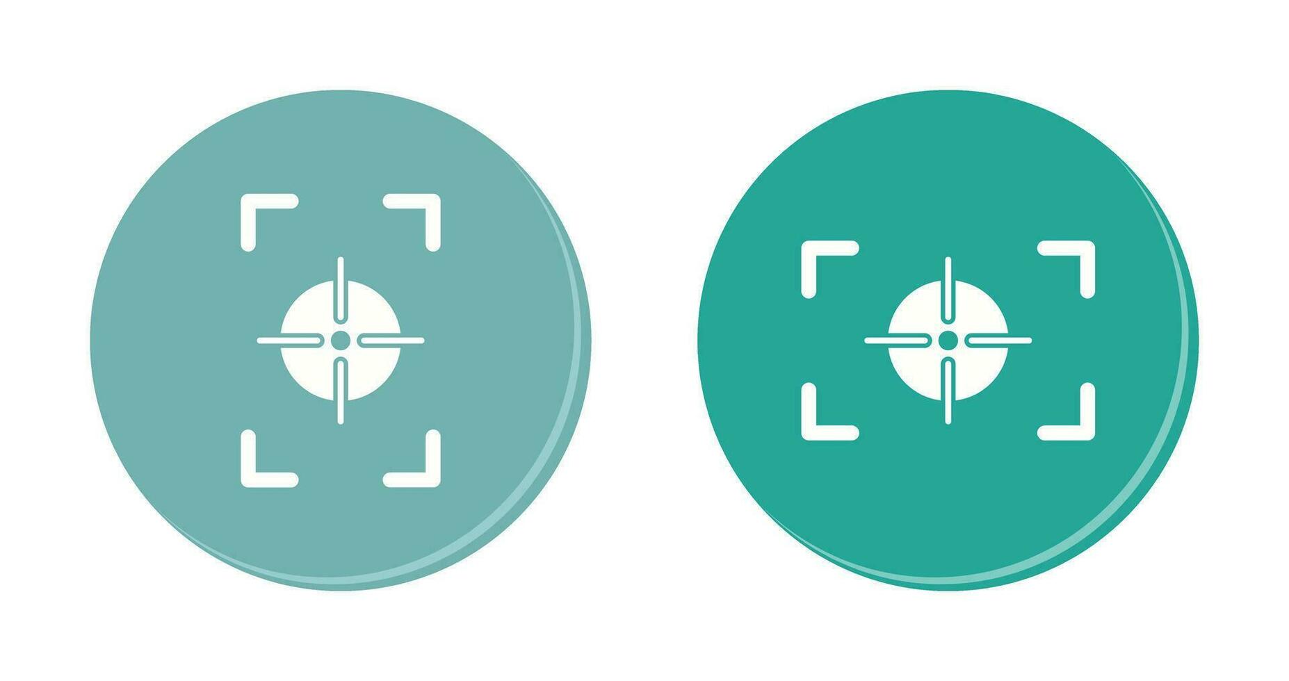 focus vertical and focus horizontal Icon vector