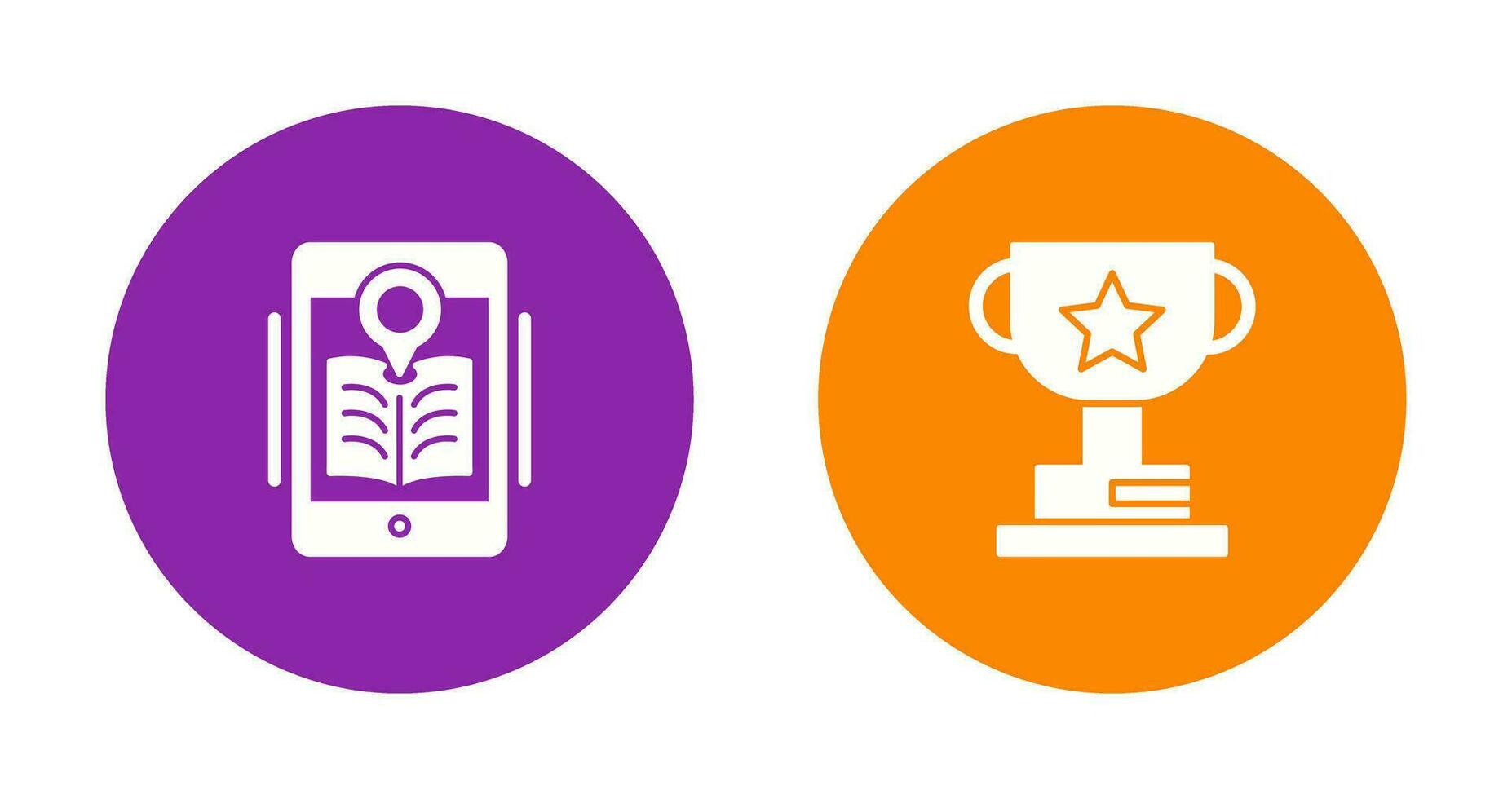 Library and Prize Icon vector