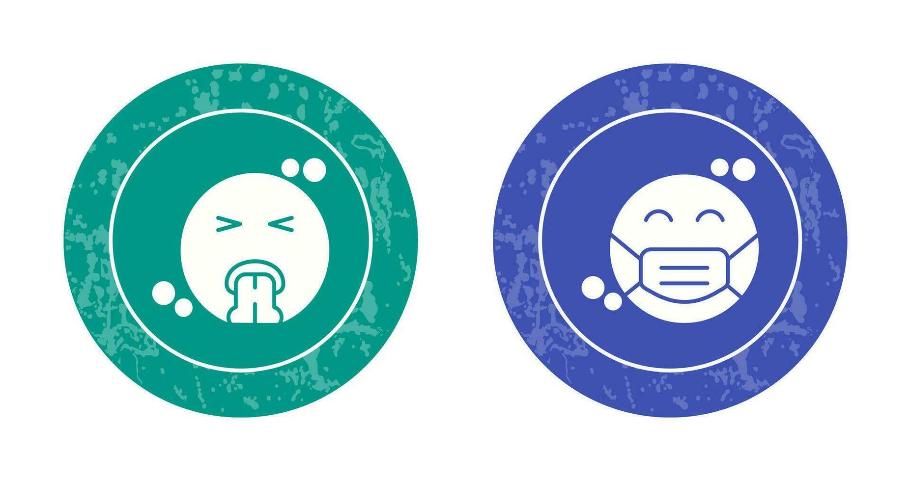 Vomit and Mask Icon vector