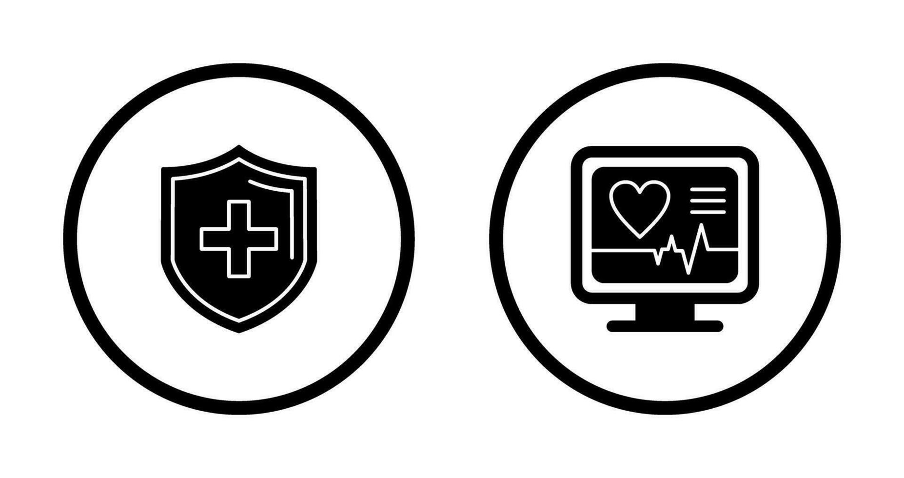 Protection and Plus Icon vector