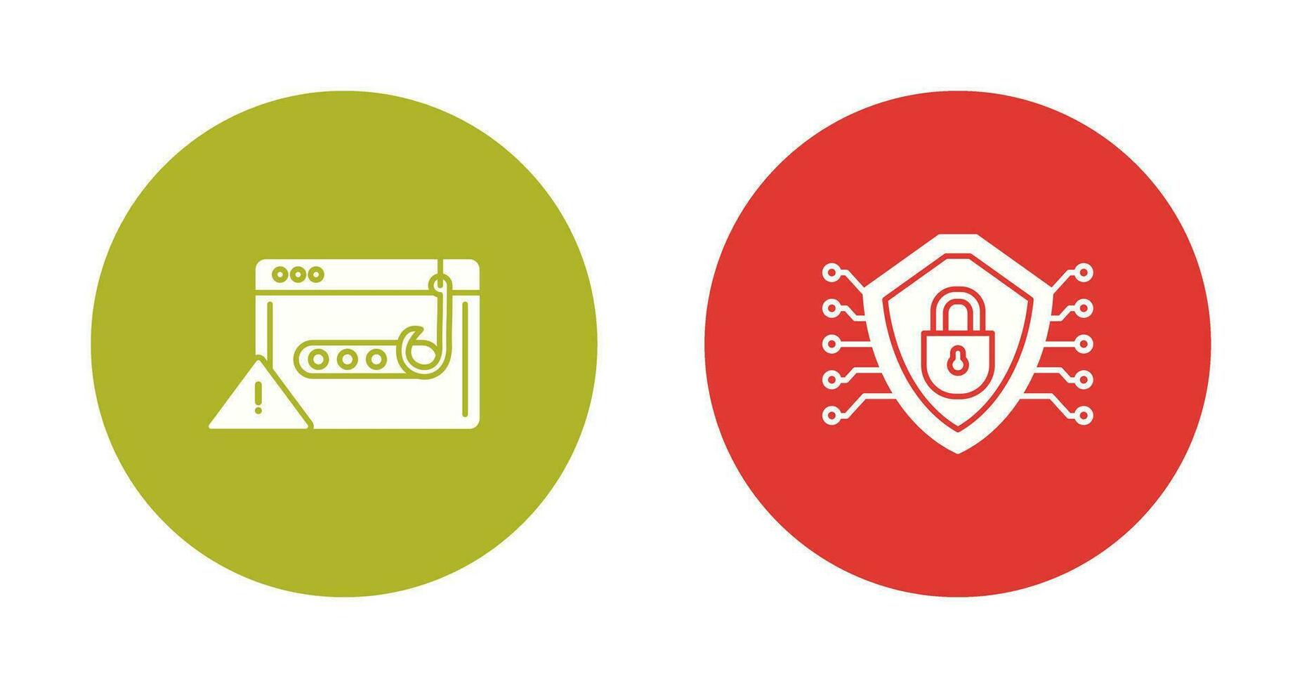 Phishing Password and Security Icon vector