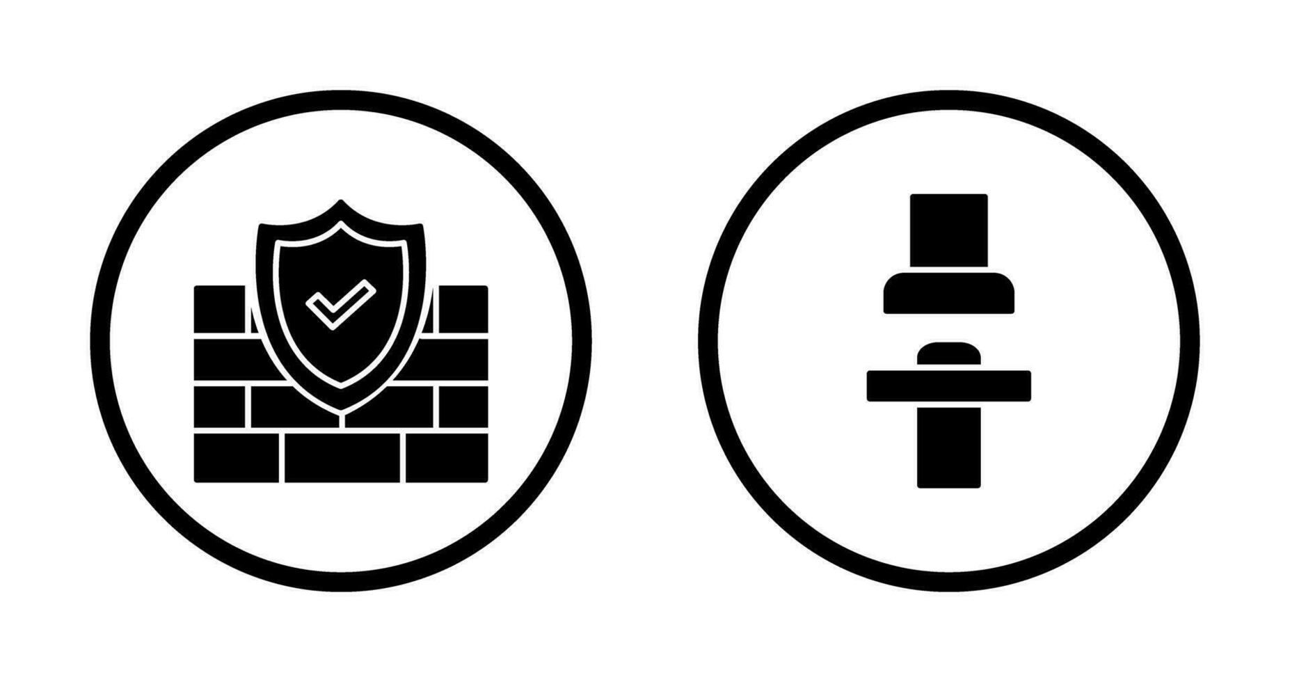 Firewall and Seat  Icon vector