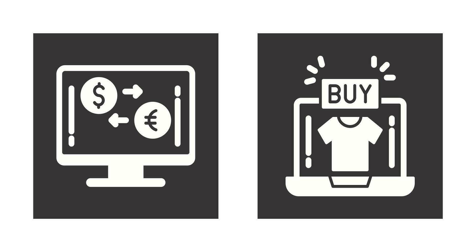 Currency Exchange and Buy Icon vector