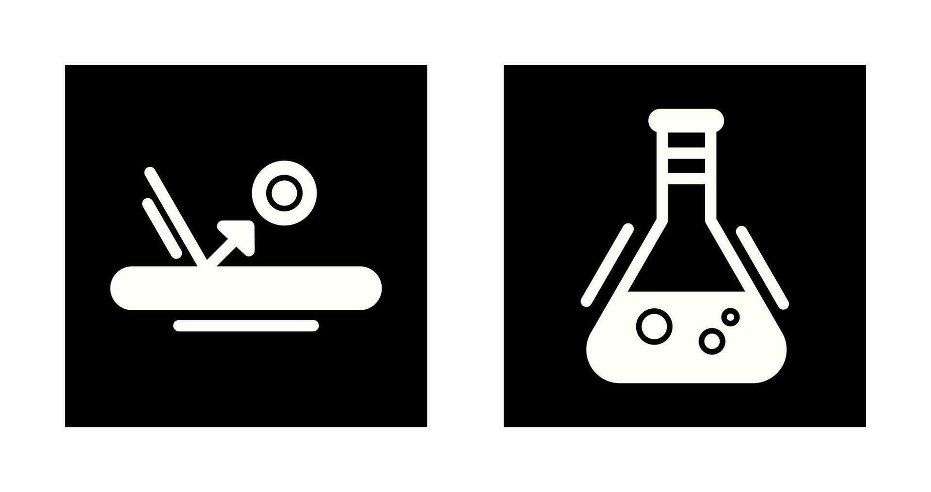 Bounce and Flask Icon vector
