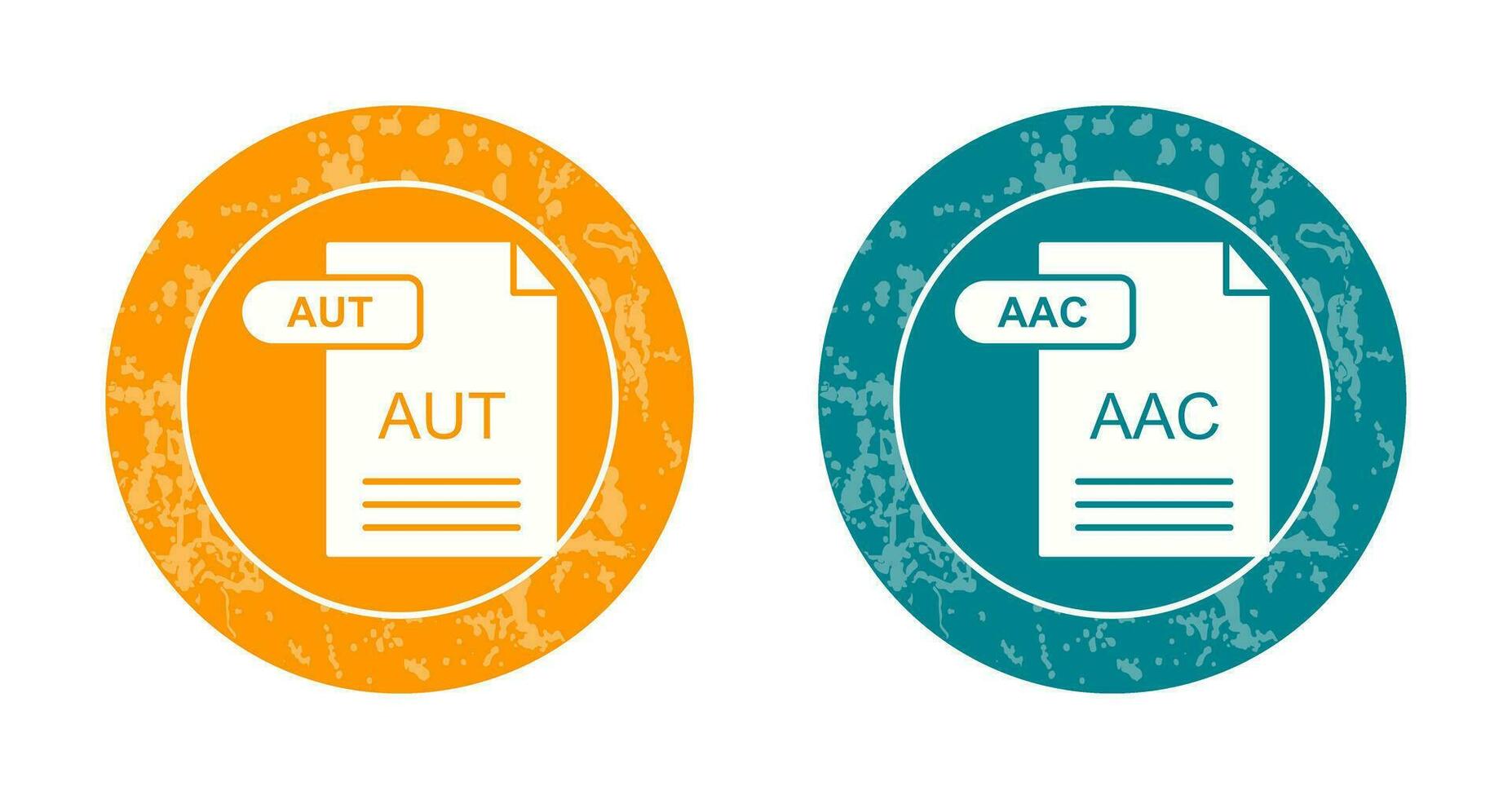 AAC and AUT Icon vector