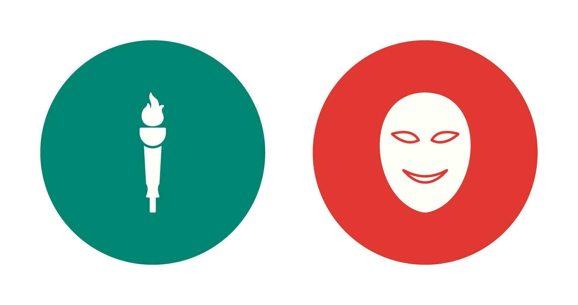 Museum Torch and Ancient Icon vector