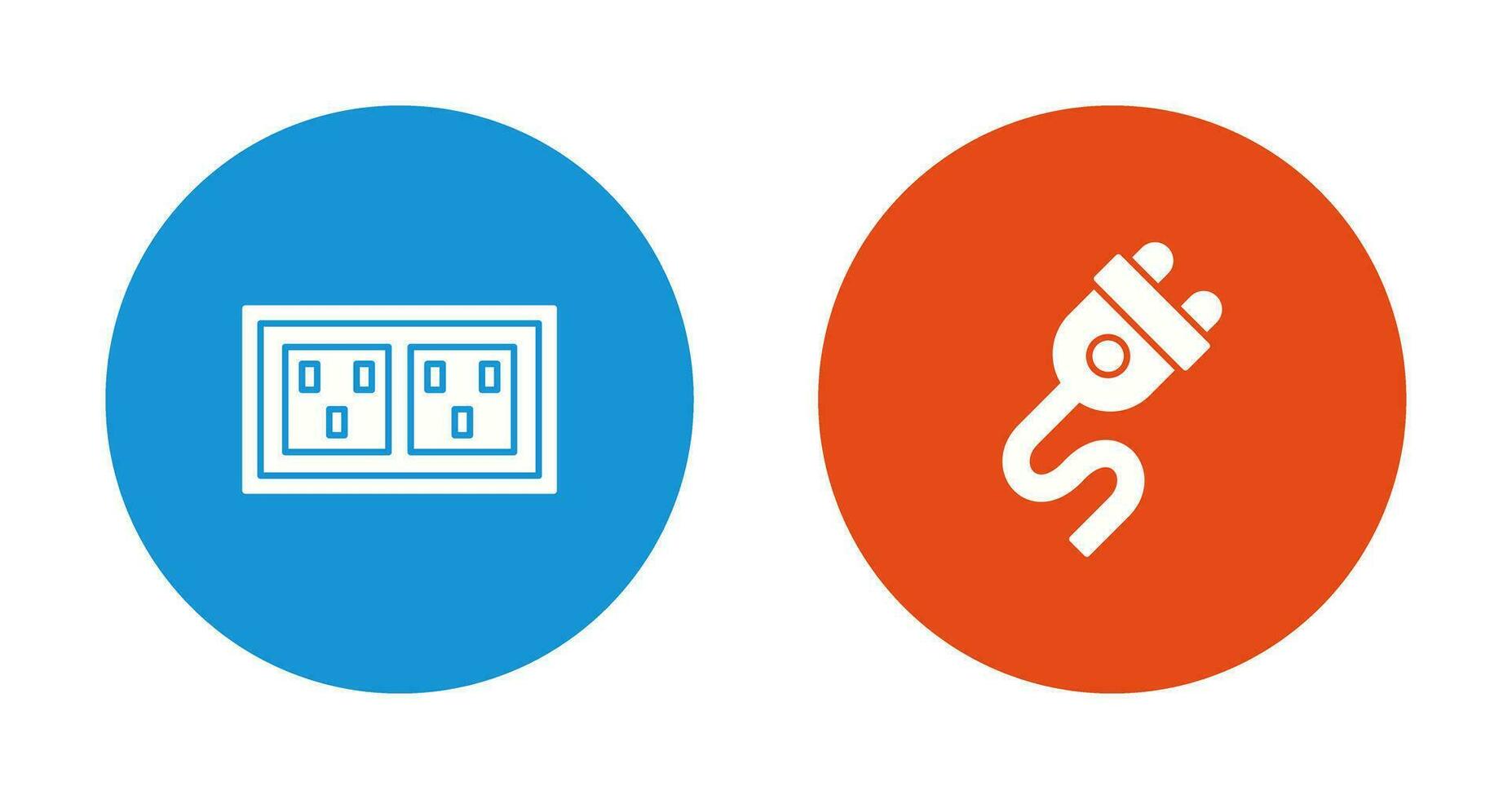 Socket and Plug Icon vector