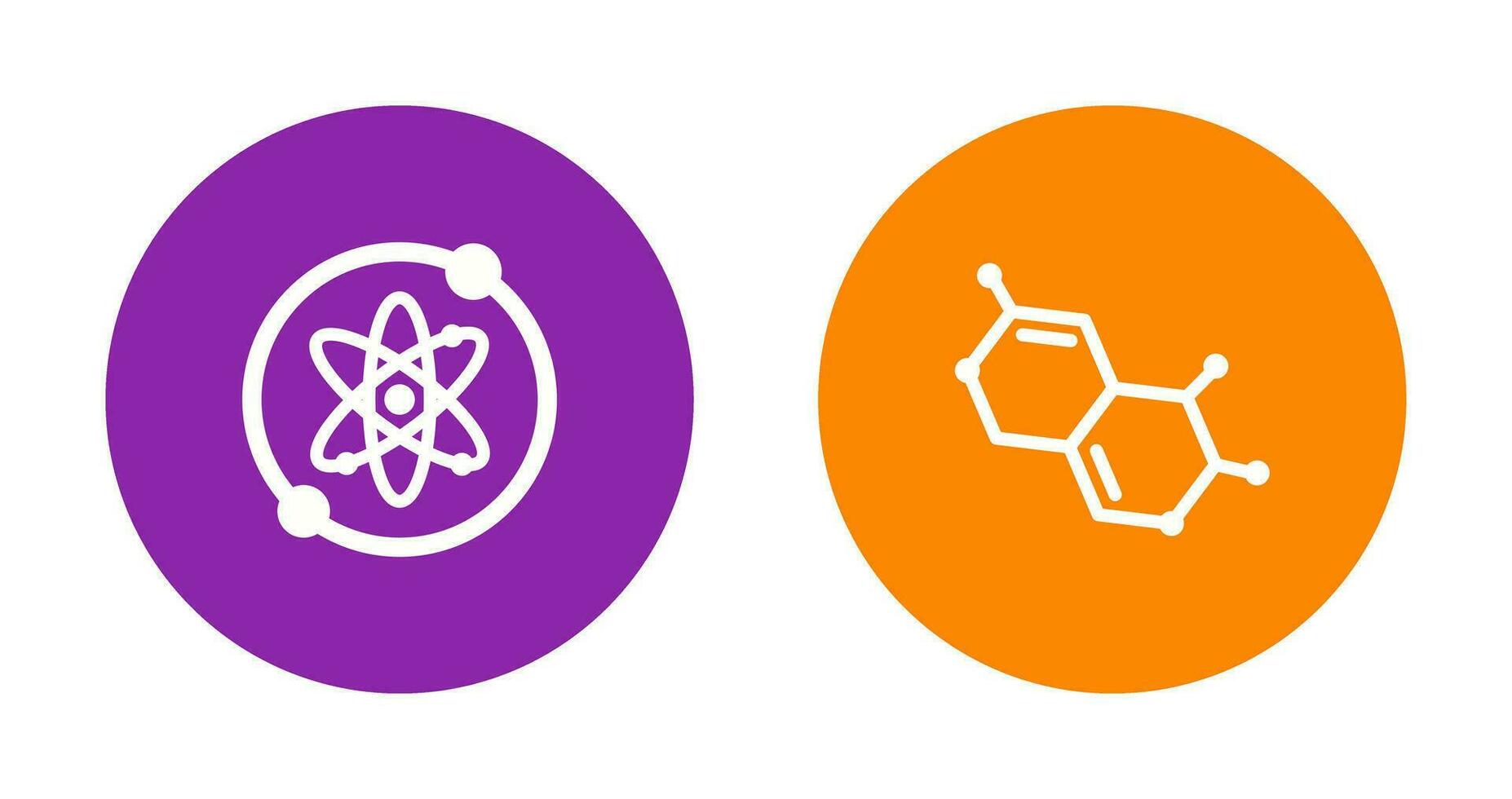 Proton and Molecule Icon vector