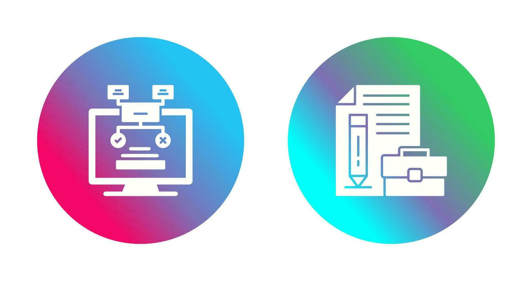 Methodology and Portfolio Icon vector