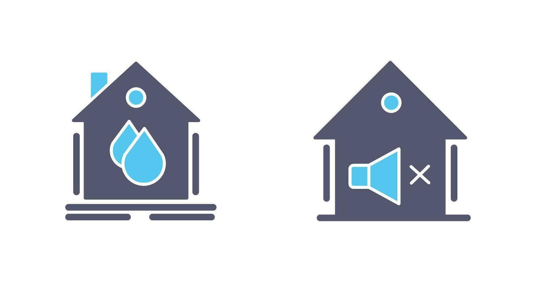 Water Hose and Mute Icon vector