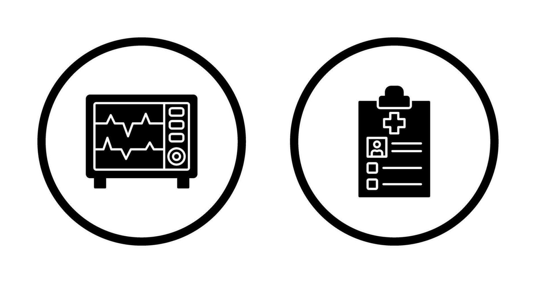 corazón Velocidad monitorear y grabar icono vector