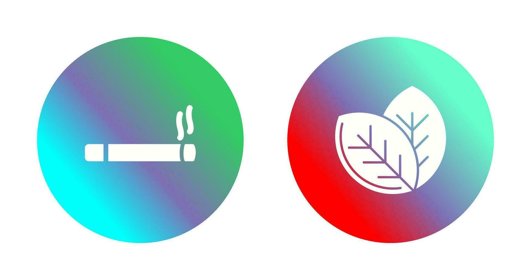 Smoking and Tobaccon Icon vector