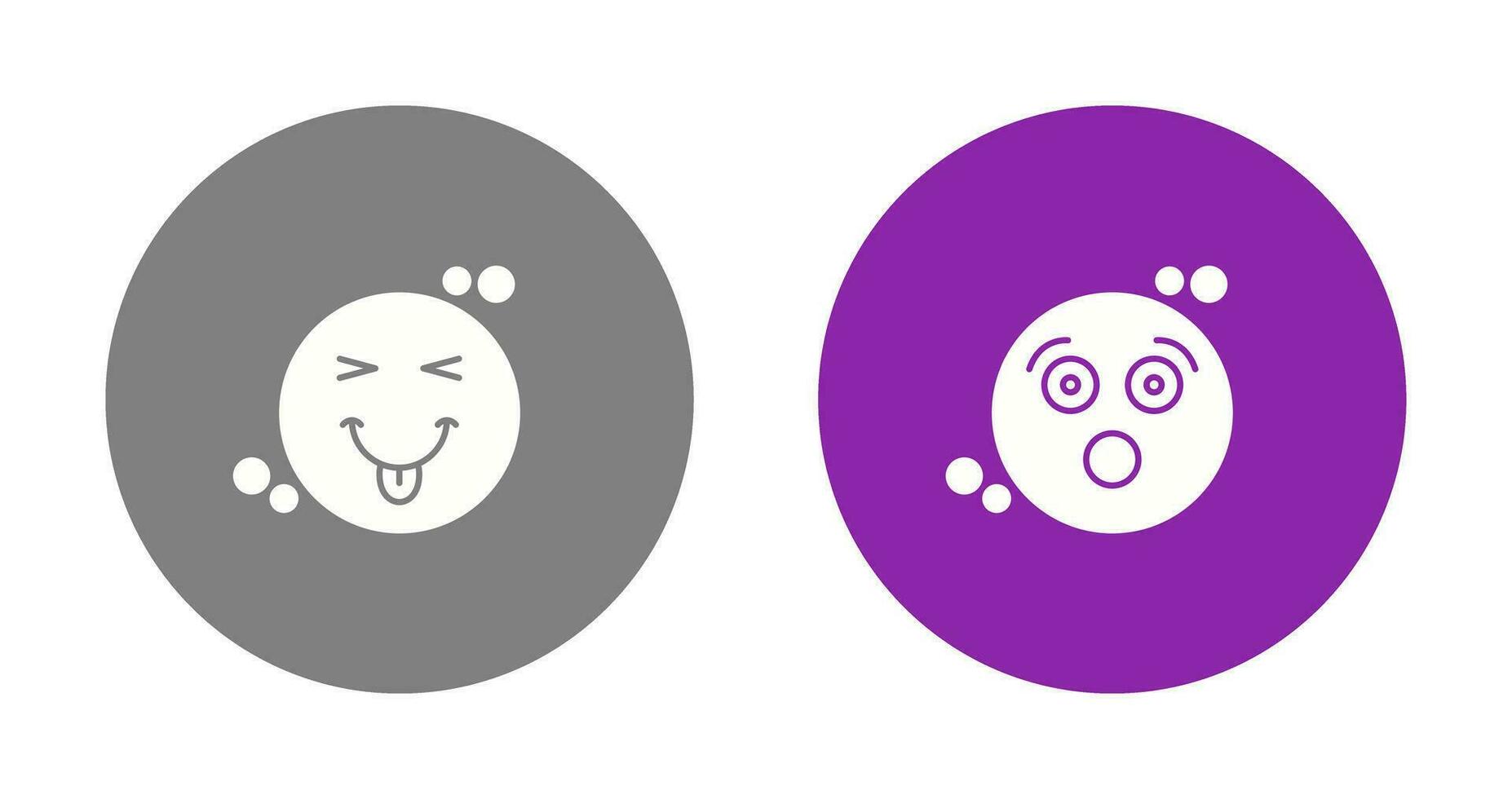 Naughty and Surprised Icon vector