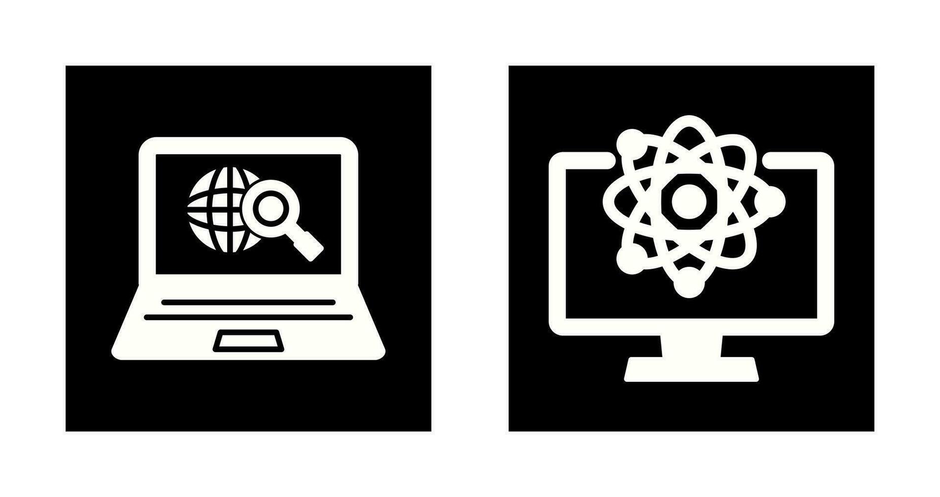 Explore and Science Icon vector