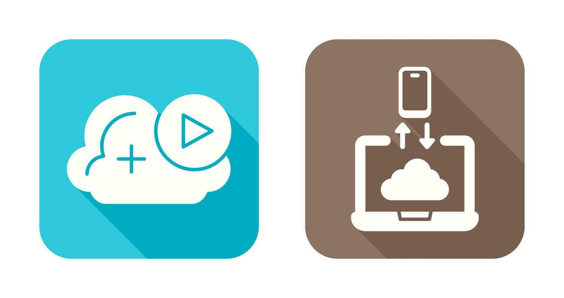 Video and Data Transfer Icon vector