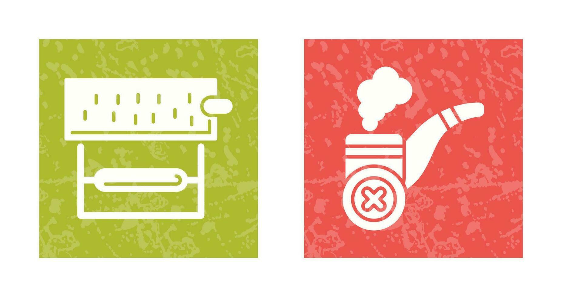 Rolling Tobacco and No Cigar Icon vector