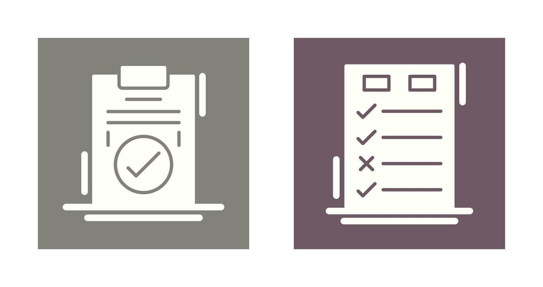 Today to Done Check List and Checkmark Icon vector