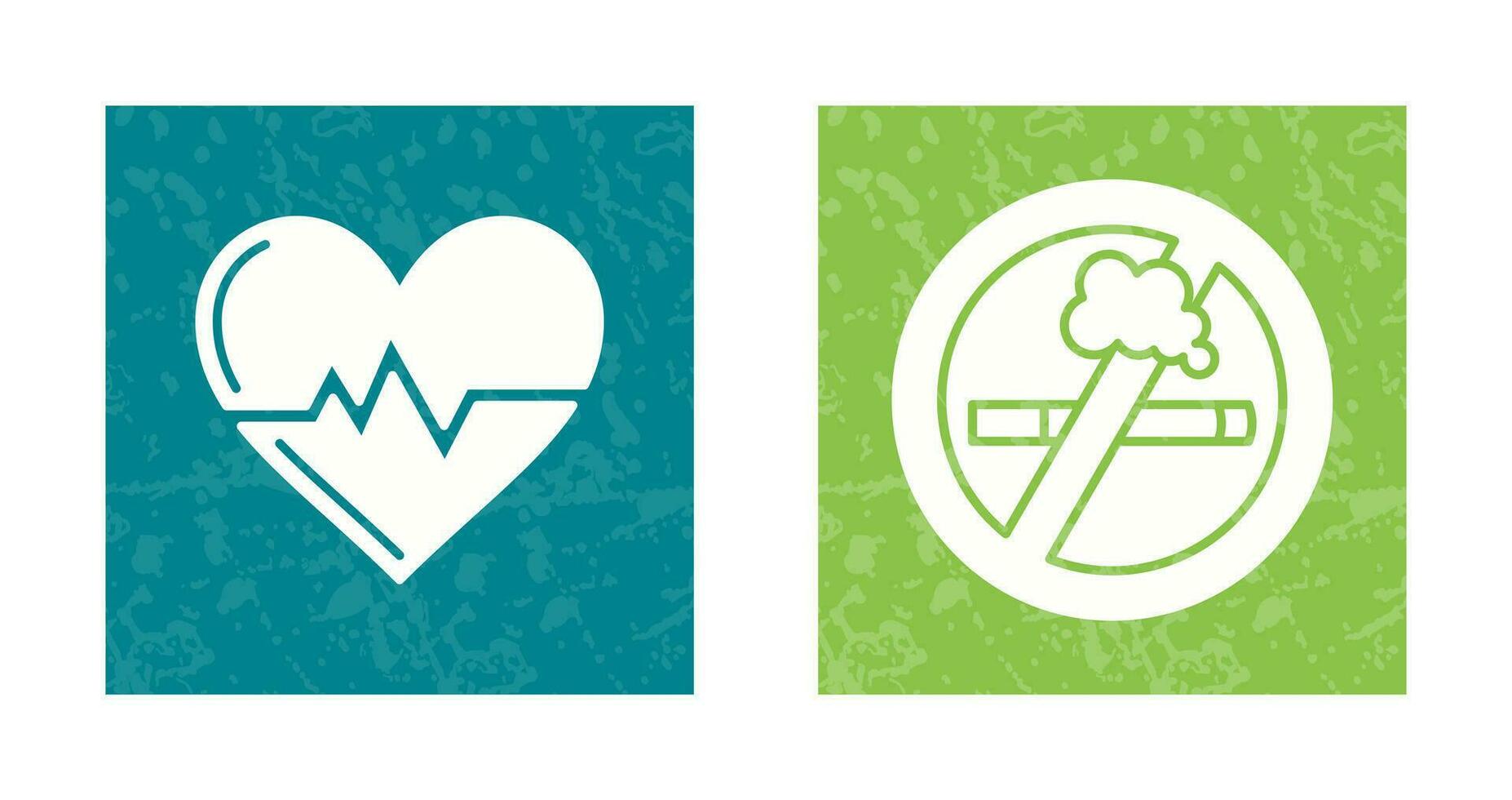 Health and No Smoking Icon vector