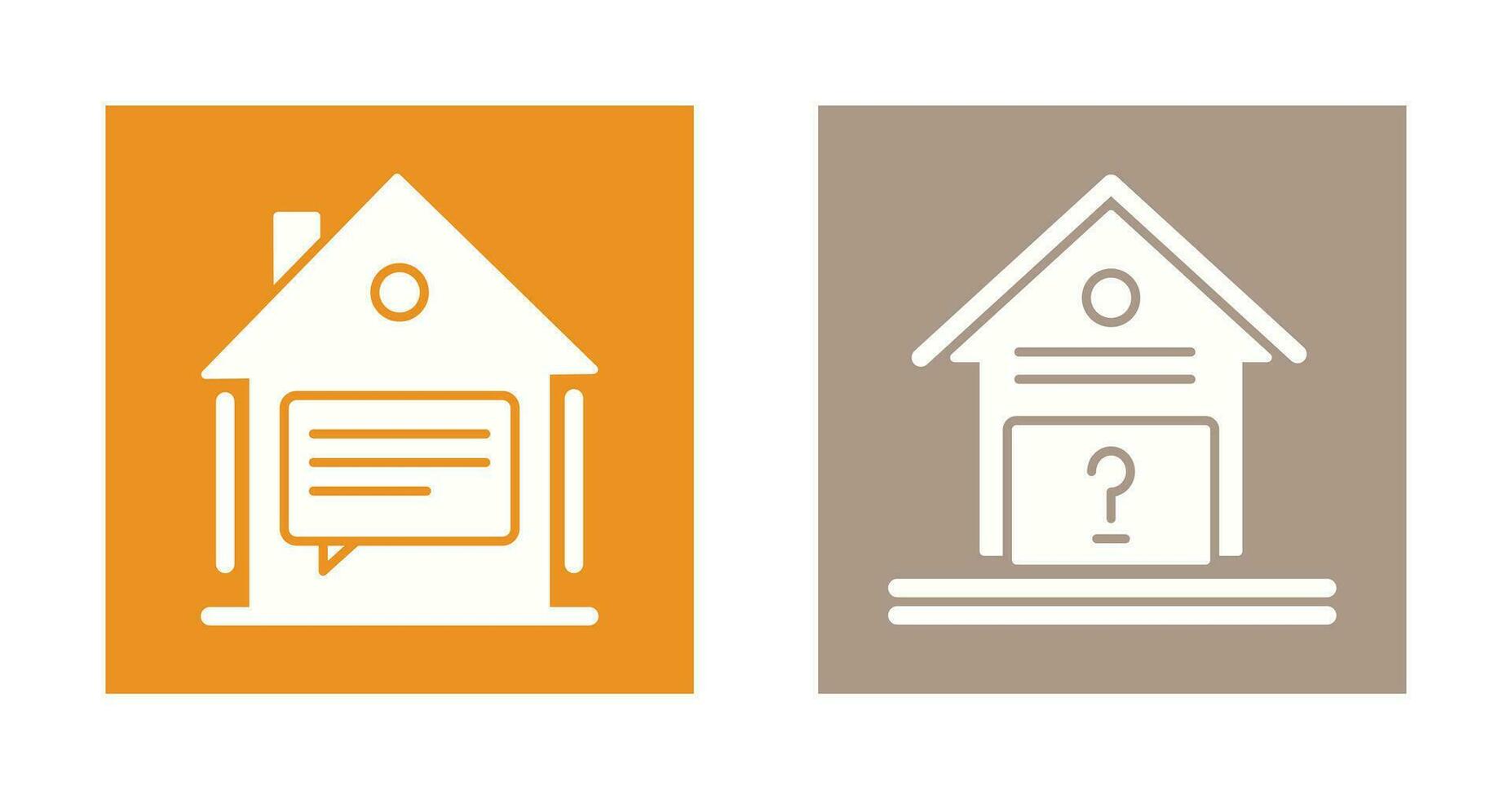 Message and Unknown Icon vector