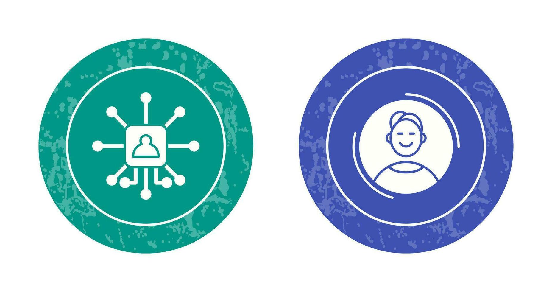Networking and User Icon vector