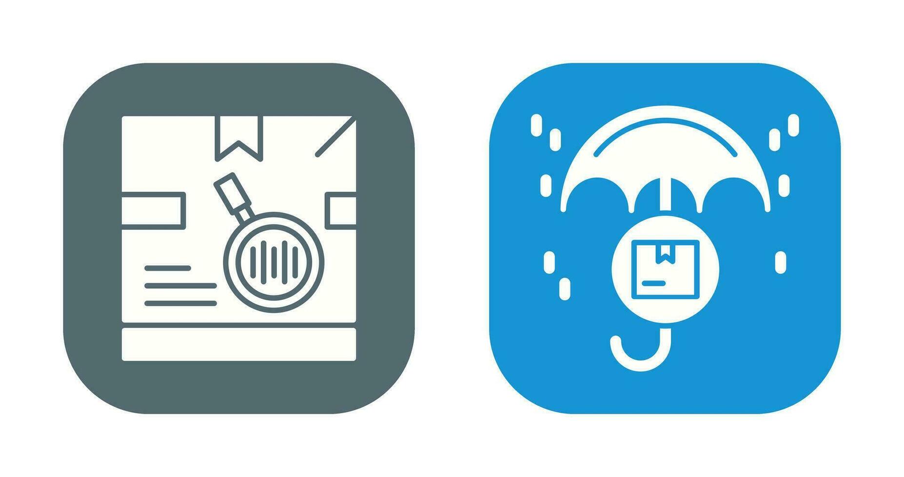 tracking code and protection Icon vector