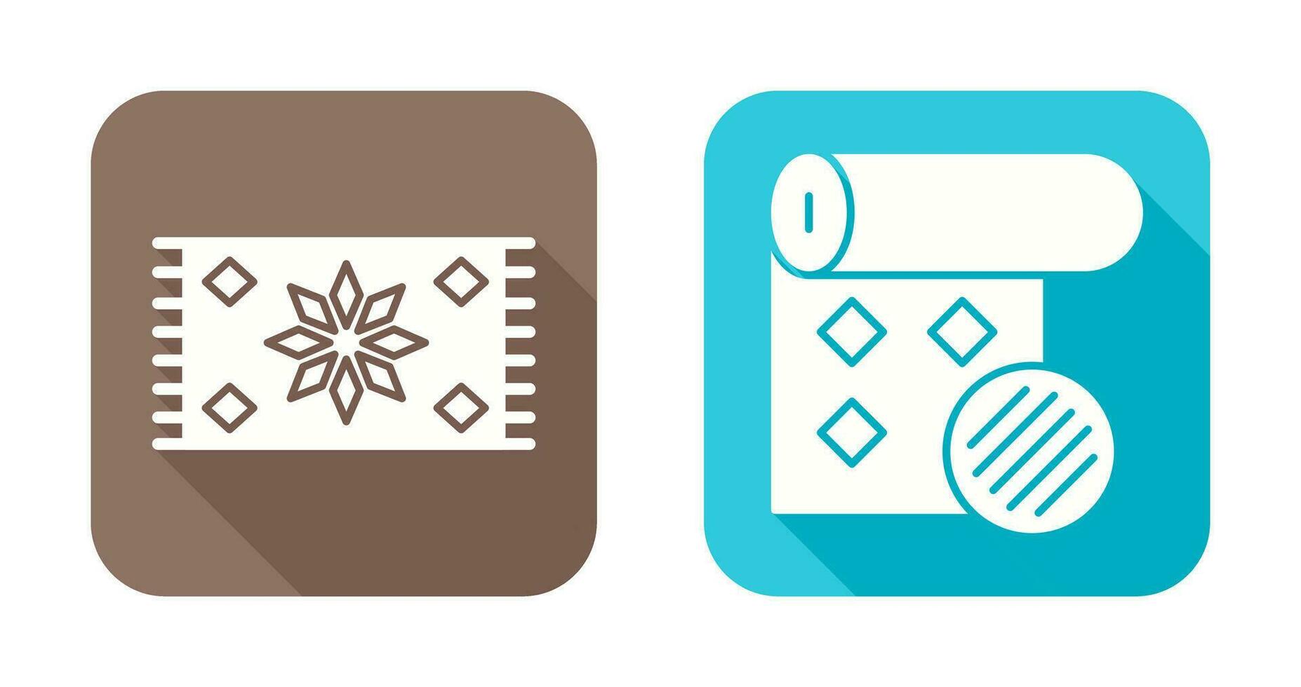 alfombra y fondo de pantalla icono vector