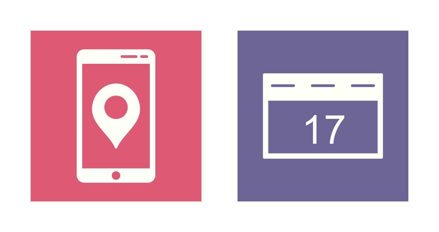 Gps Service and Event Management Icon vector