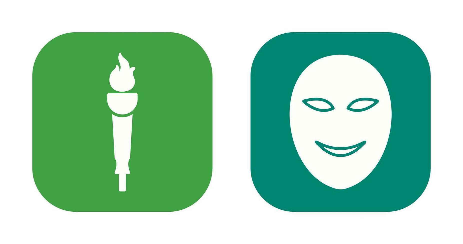 Museum Torch and Ancient Icon vector
