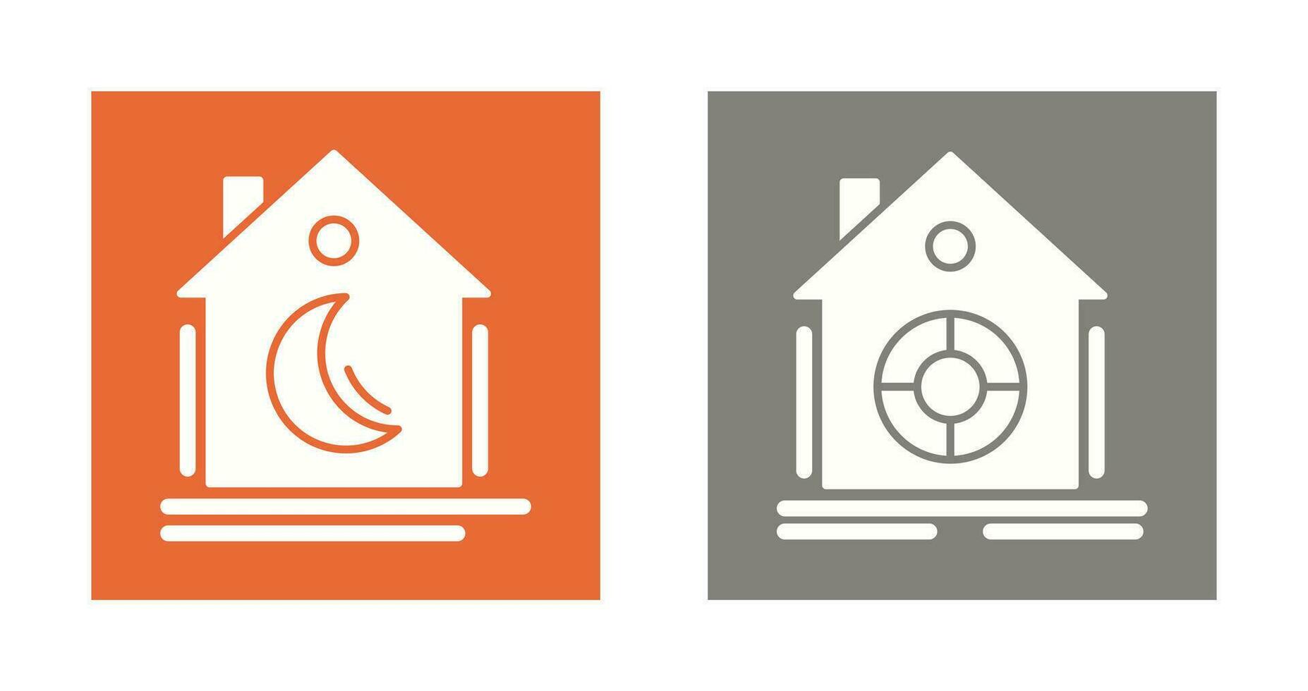 Night Mode and Safe Icon vector