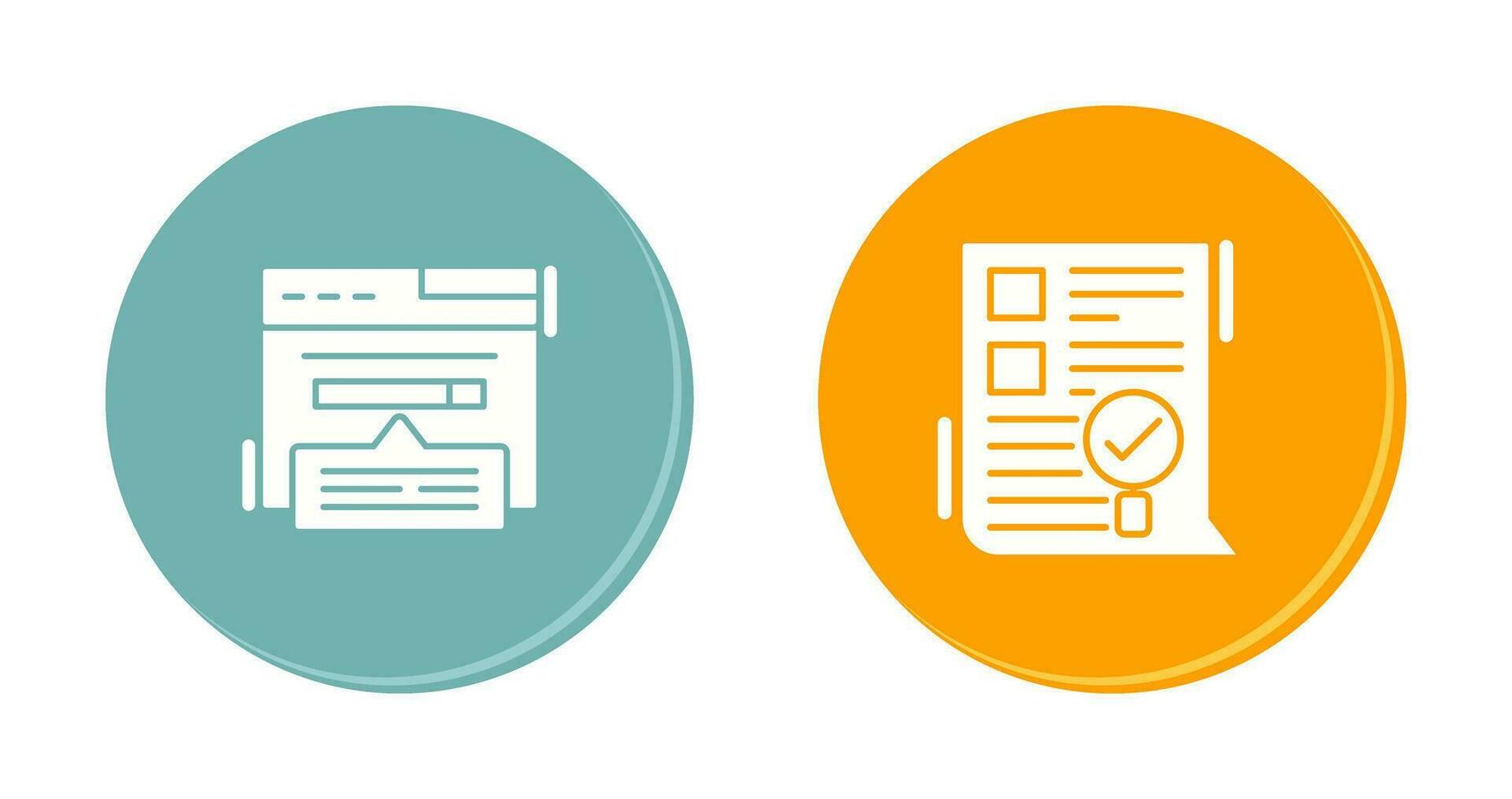 Keyword Search and SEO Audit Icon vector