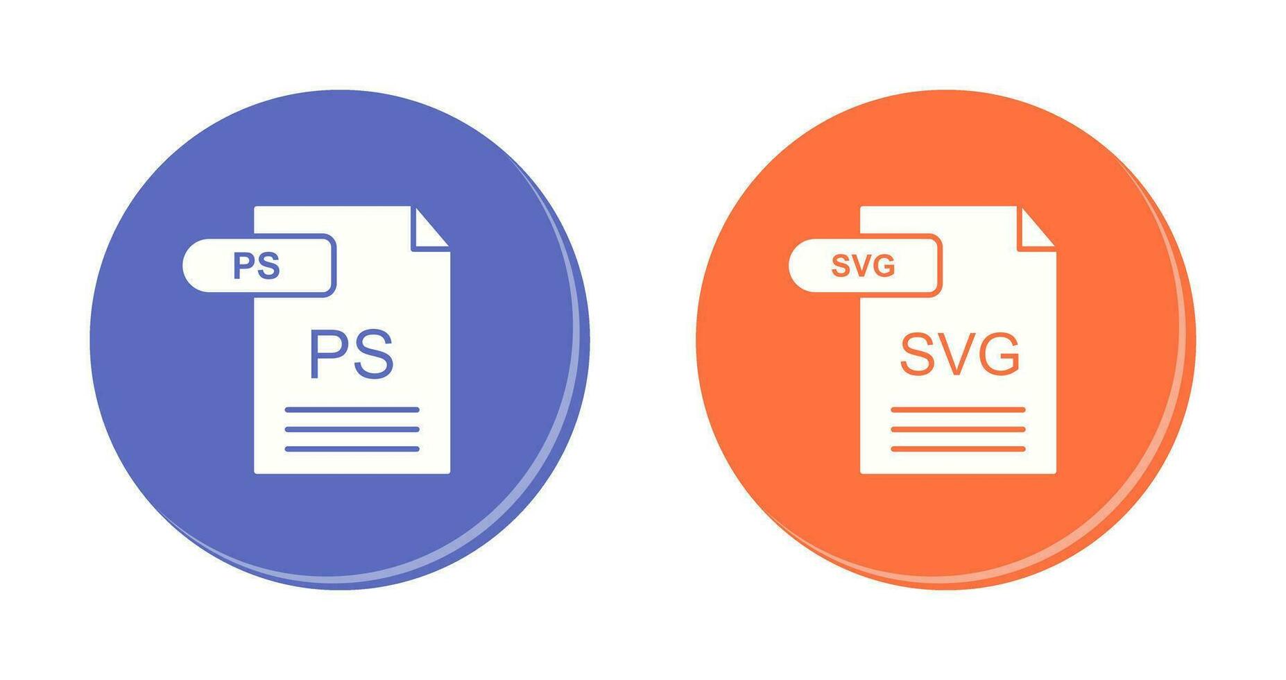 PS and SVG Icon vector