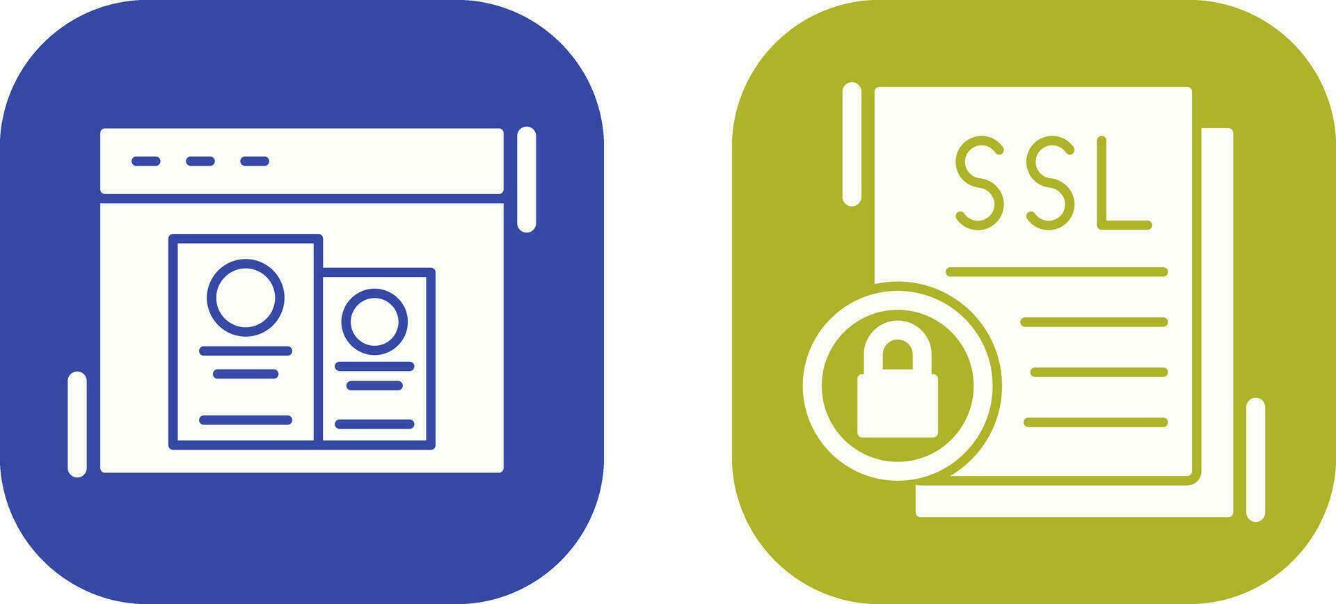 User and Protection Icon vector