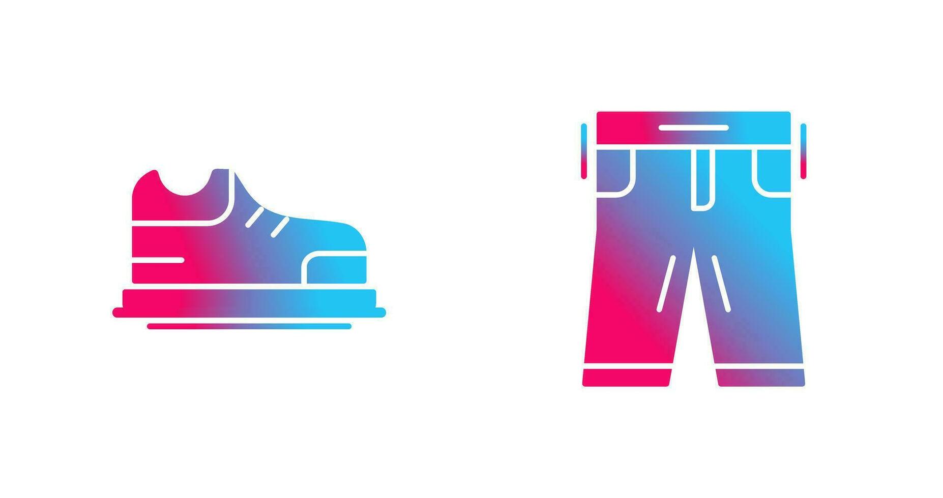 Shoes and Pants Icon vector