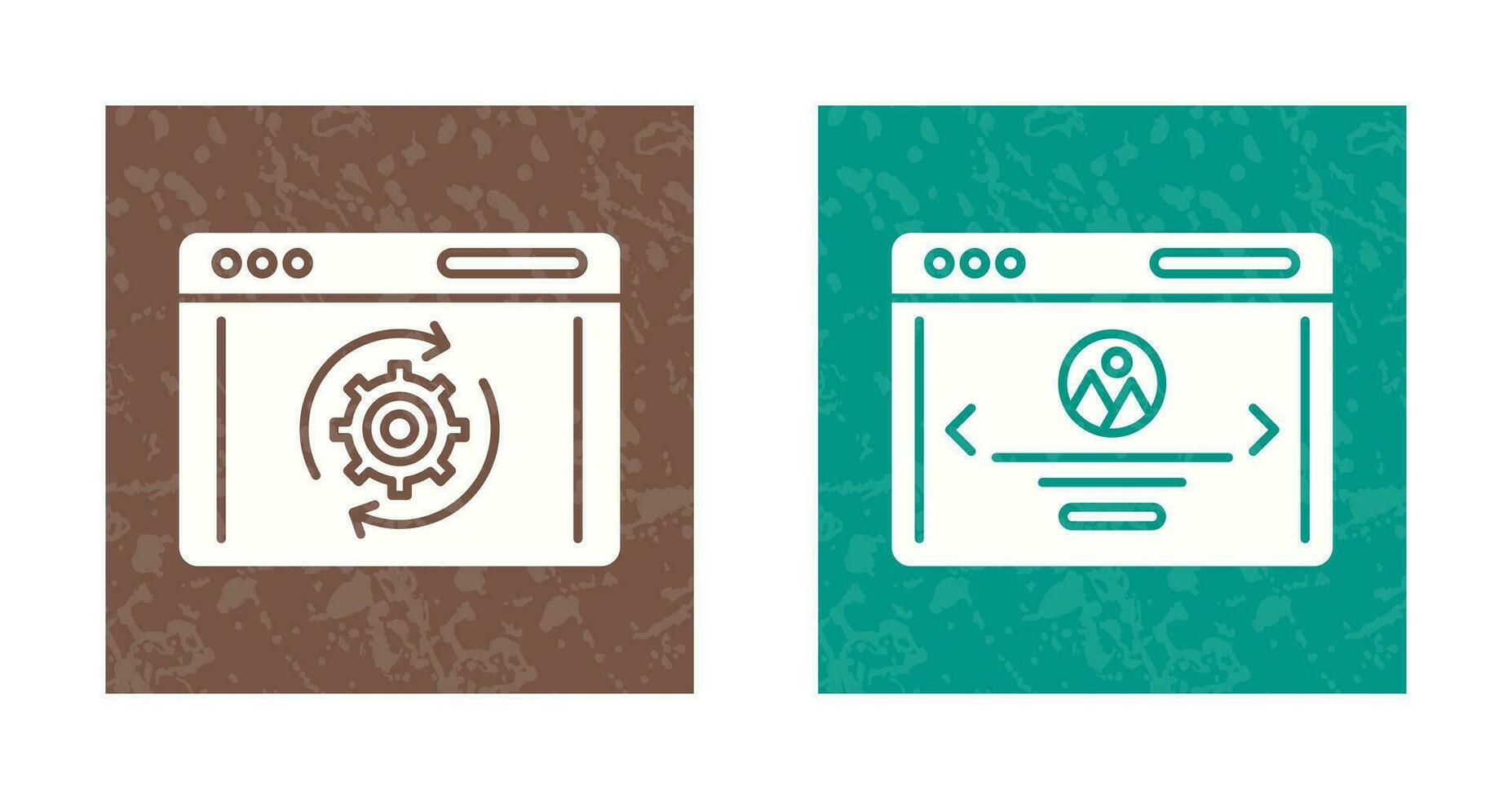 Recovery and Web Page Icon vector