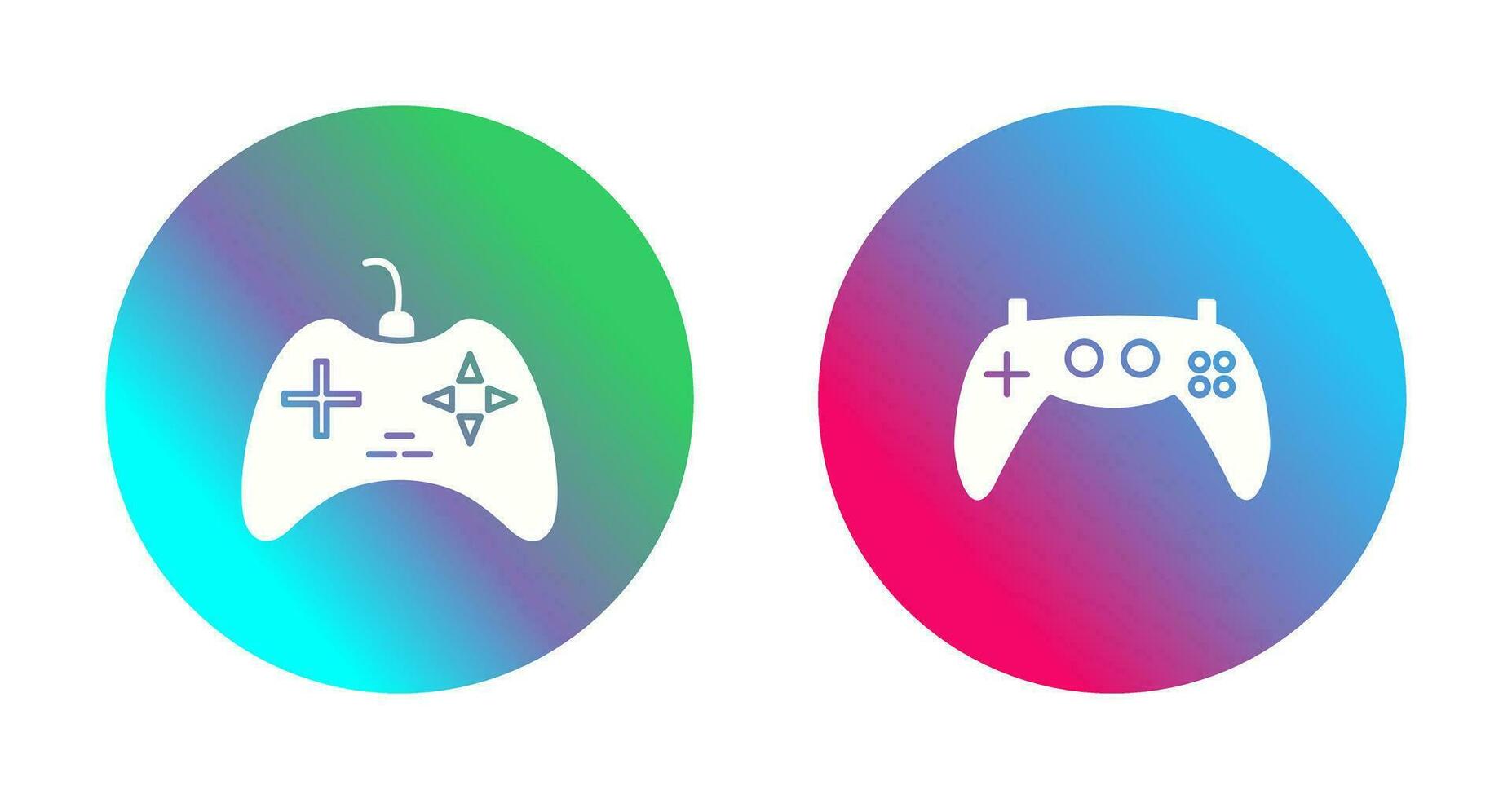 Gaming Console and Gaming Console Icon vector