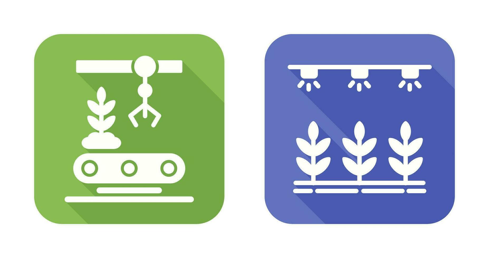 Conveyor and Irrigation  Icon vector