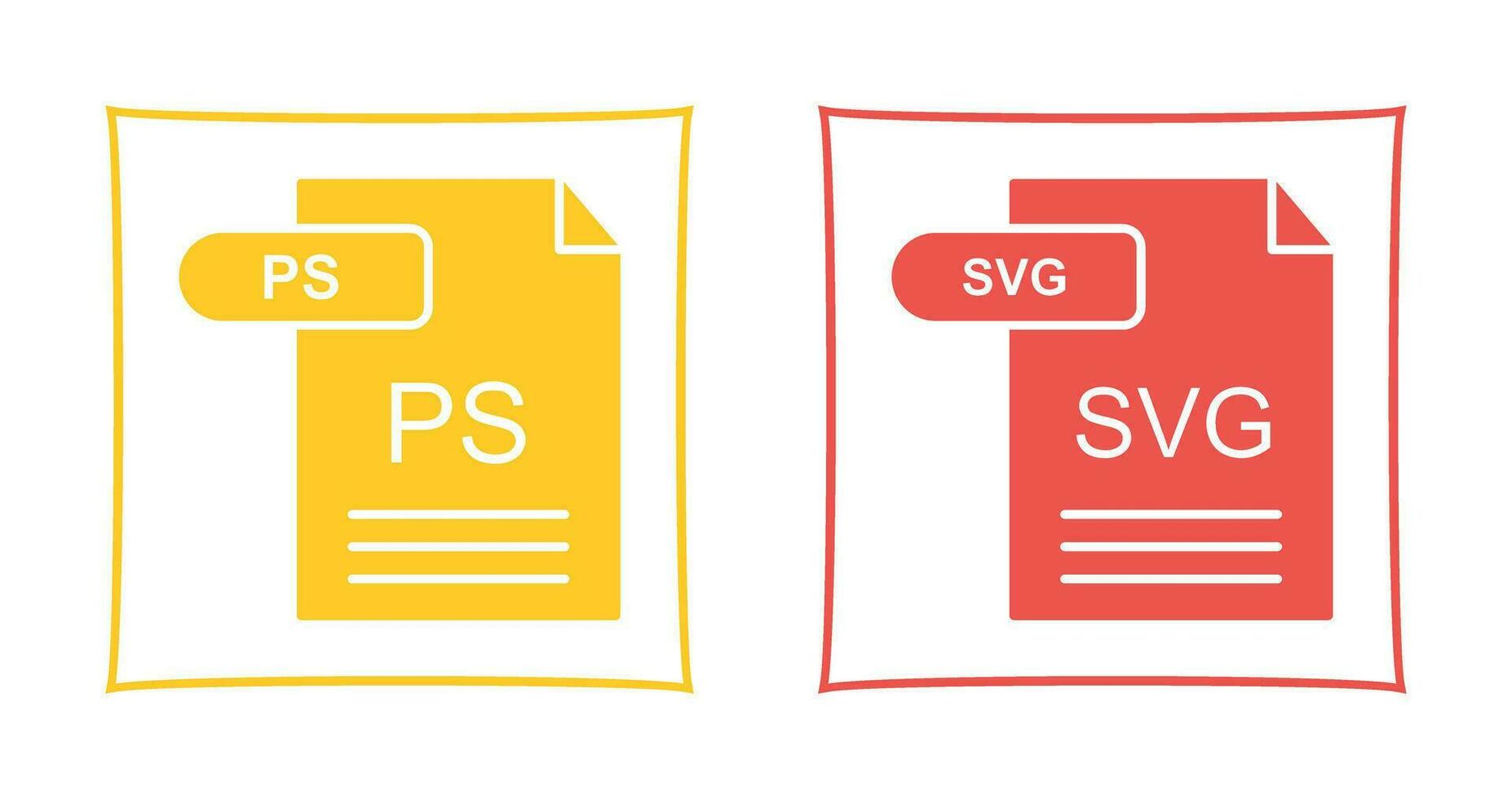 PS and SVG Icon vector