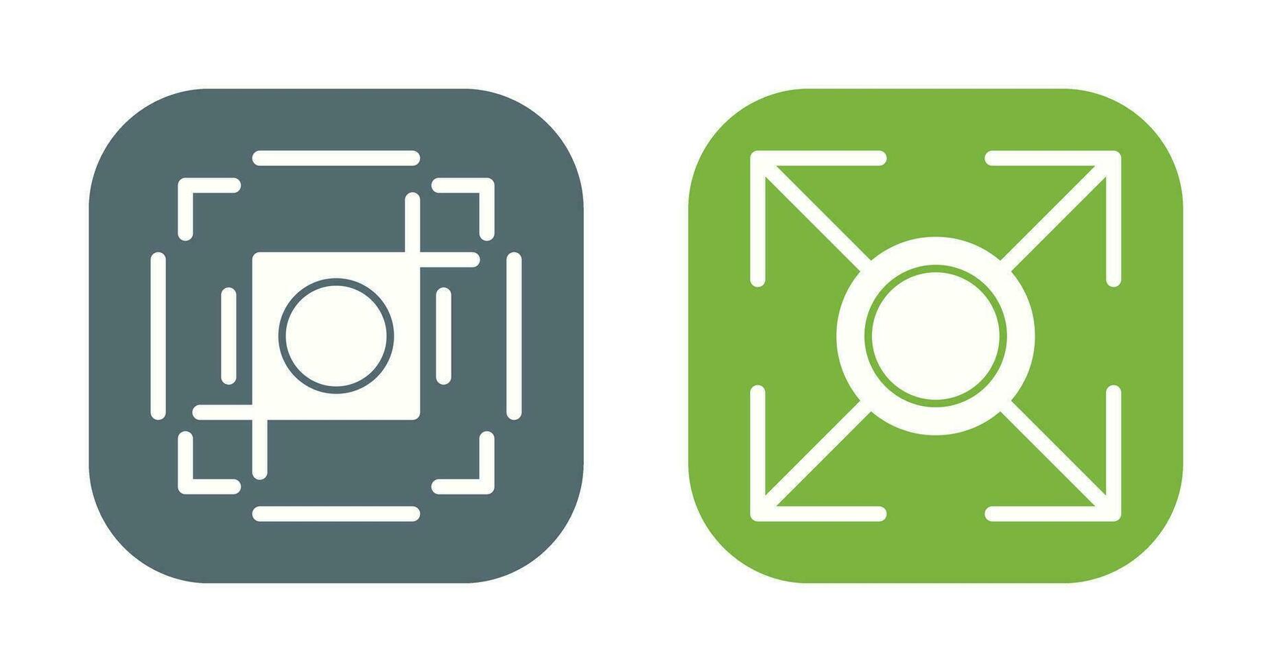 crop and expand Icon vector