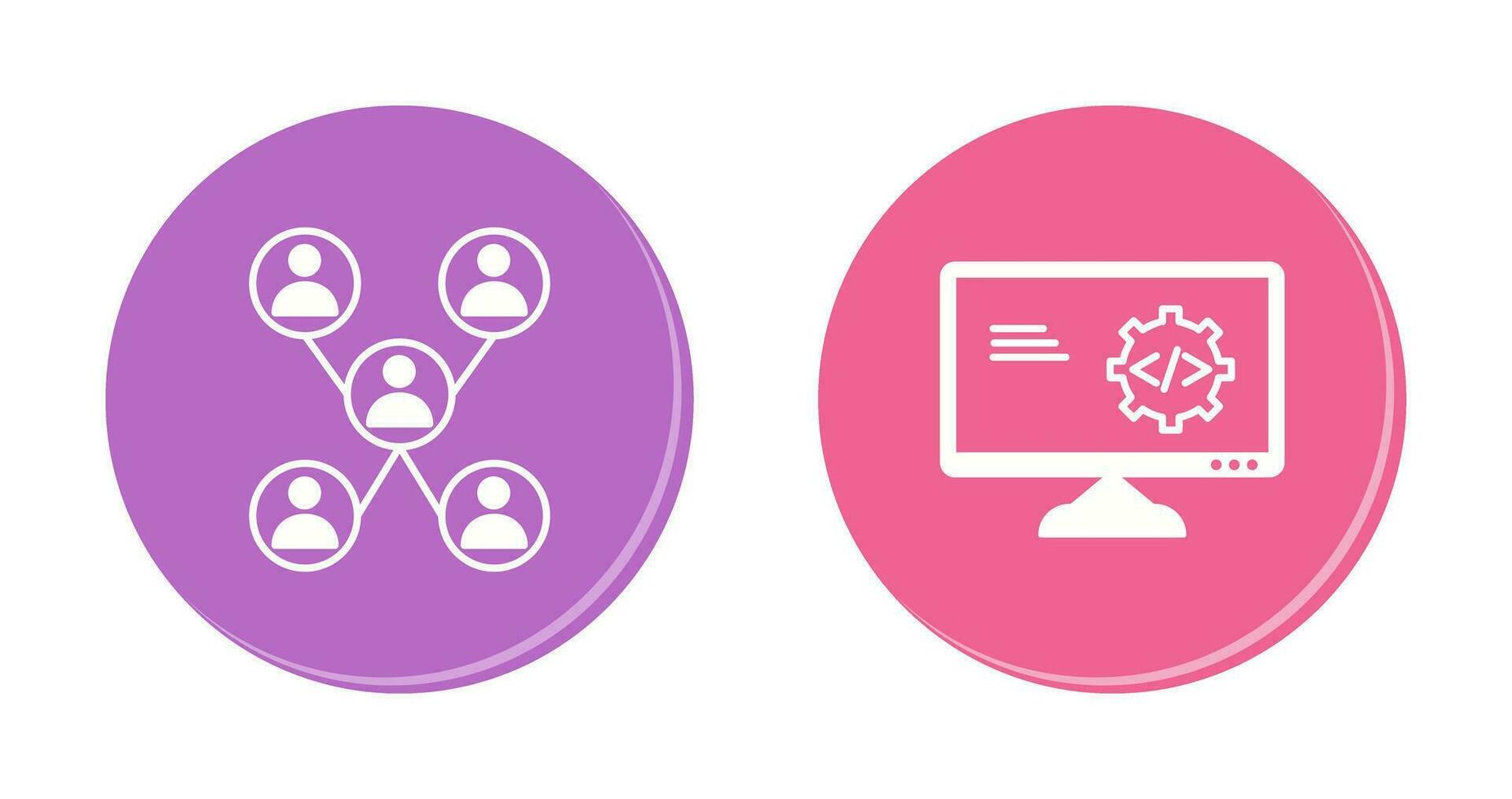 Company Network and Code Optimization Icon 32643076 Vector Art at Vecteezy