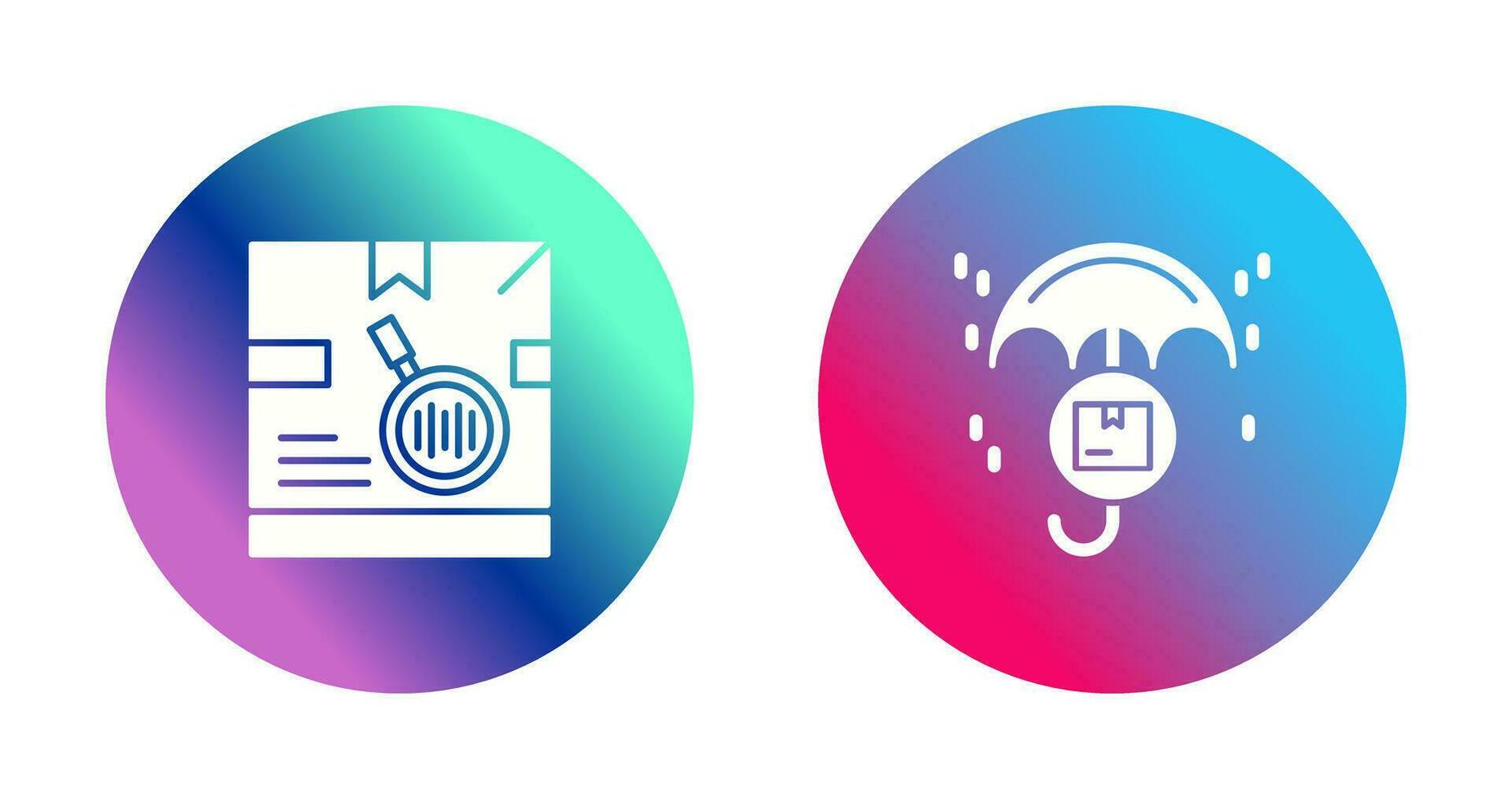 tracking code and protection Icon vector