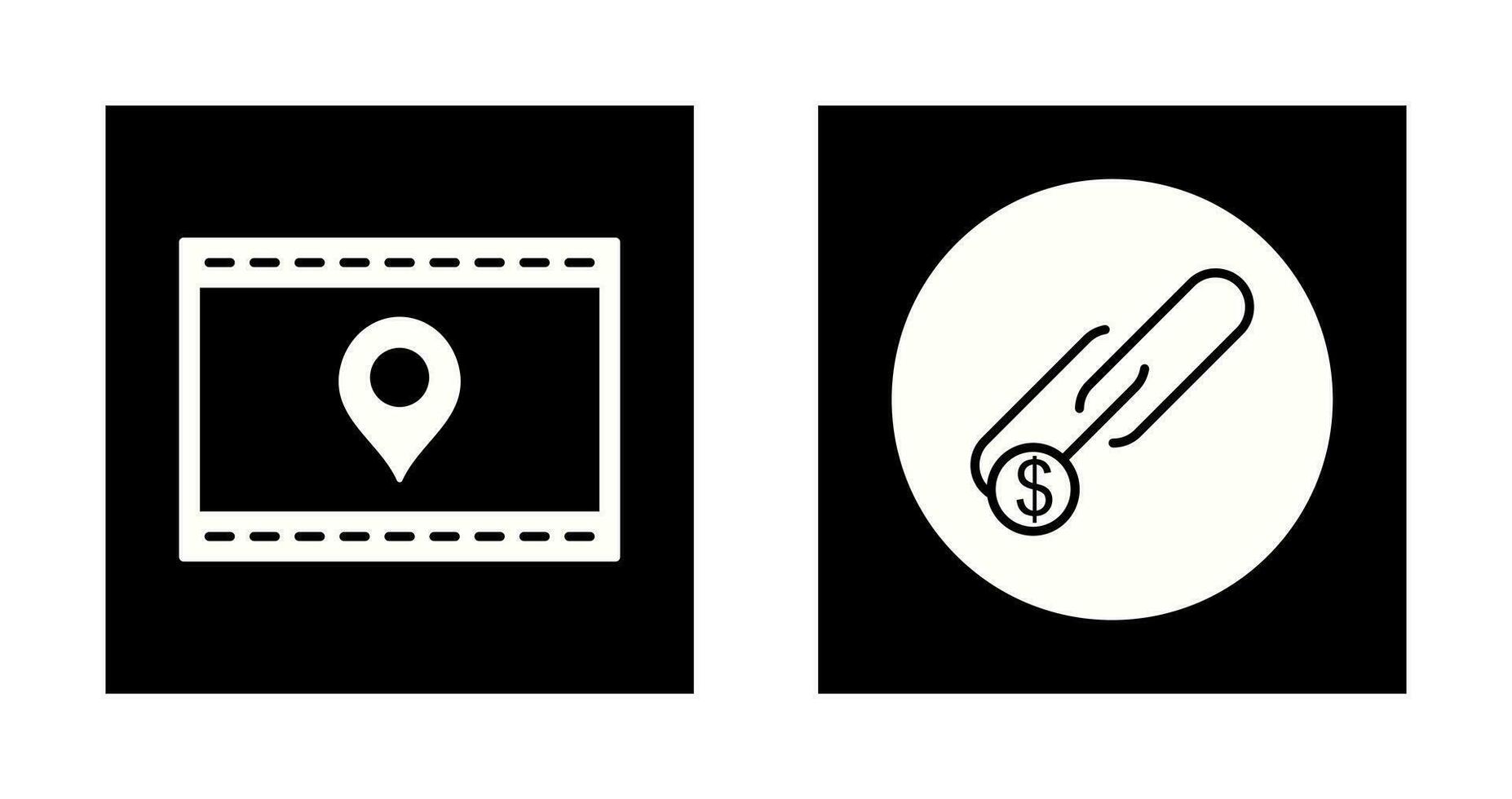 Location Web and Link Sales Icon vector